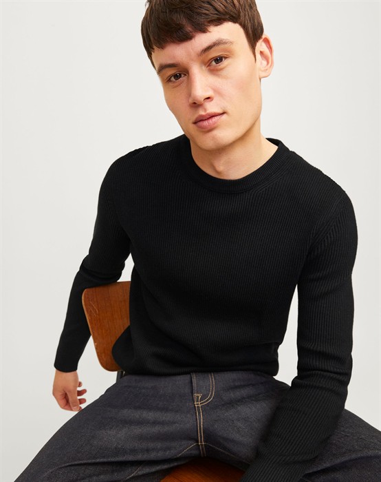 JJEPerfect Crew Neck Strik 